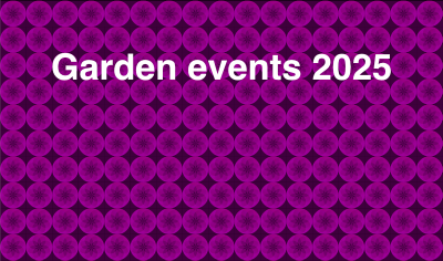 Garden events panel